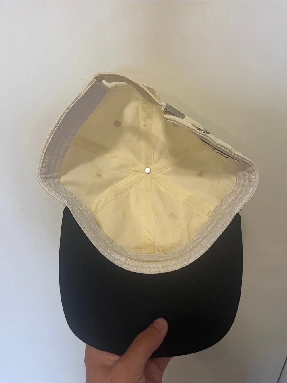 Madhappy men’s Two-Tone Cream and Black Cap